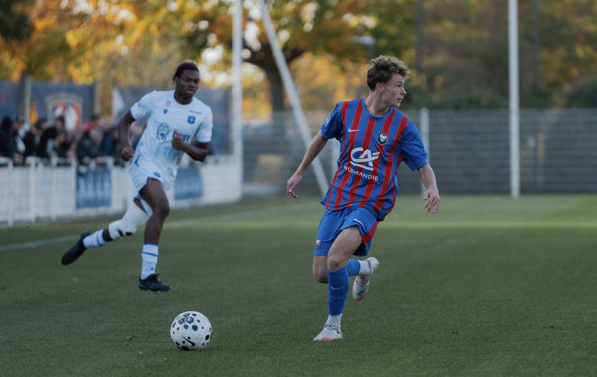 Loan Martot et les U19 Nationaux du SM Caen vont tenter d'enchaîner un sixième succès de rang en championnat