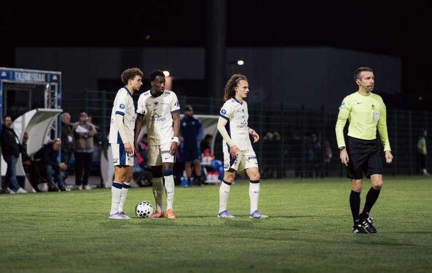 Valentin Giorgetti lors du déplacement du Stade Malherbe Caen sur la pelouse du FC Villefranche