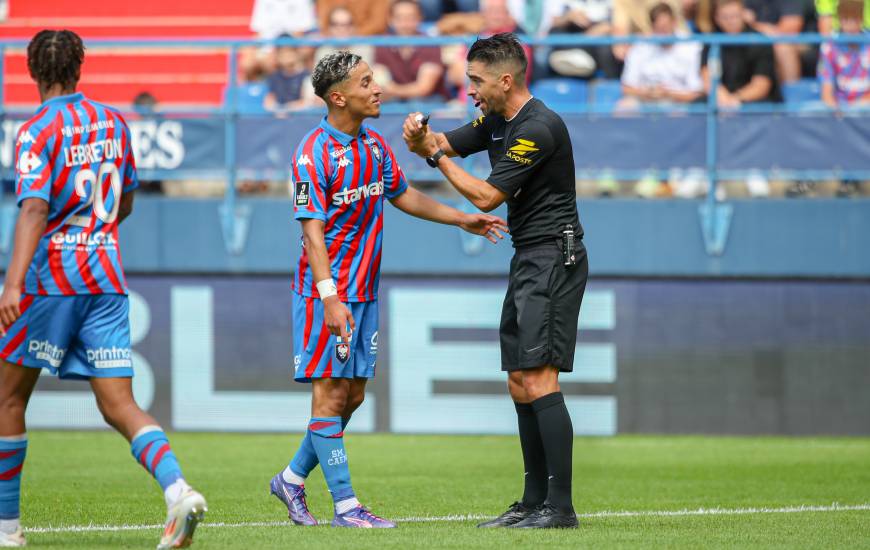 Pierre Gaillouste avait aussi arbitré le premier match du SM Caen lors de la saison 2024 / 2025