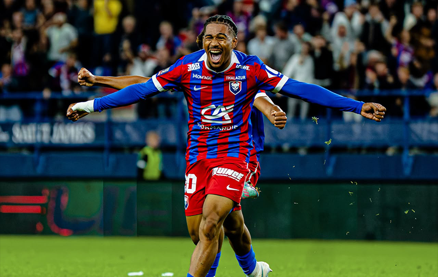 Keelyan Portut a offert la victoire au Stade Malherbe Caen ce jeudi soir