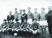 La première équipe dans l'histoire de La MOS lors de la saison 1965-1966.