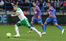 Sous les couleurs du Stade Malherbe entre 2010 et 2012, Romain Hamouma effectuera son retour à d'Ornano, dimanche, avec les "Verts".
