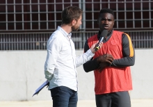 Devant des tribunes de Venoix copieusement garnies, les recrues à l'image de Jeff Louis ont pris la parole.