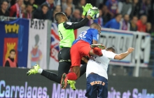 A l'image d'Hervé Bazile, passeur décisive sur l'ouverture du score de Ronny Rodelin, les Caennais ont lutté jusqu'à la dernière minute pour décrocher ce quatrième succès en L1.
