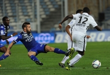 Malgré quelques opportunités au retour des vestiaires, Dennis Appiah et les Caennais ne sont jamais parvenus à remonter l'handicap concédé en première période.