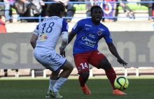 Pour sa deuxième titularisation consécutive, Jeff Louis n'a pas ménagé ses efforts à l'image de sa tête en première période passant à quelques centimètres des cages corses.