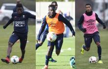 Romain Genevois, Durel Avounou et Emmanuel Imorou, trois des huit internationaux du Stade Malherbe ayant rejoint leur sélection cette semaine.