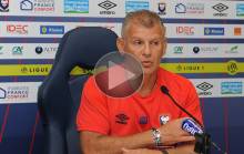 Avant de défier Montpellier, Patrice Garande a encore félicité ses joueurs pour leur réaction après la claque reçue par le PSG. "Ce n'est pas si facile de se relever".