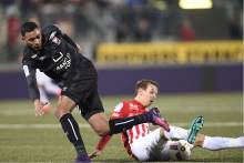S'il est privé d'Hervé Bazile et Yann Karamoh sur le front offensif, Patrice Garande pourra compter sur Ronny Rodelin, ici, en duel avec le Nancéien Benoît Pedretti.