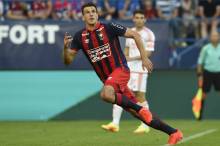 Muet depuis son doublé en ouverture du championnat contre Lorient, Ivan Santini espère retrouver le chemin des filets face au Téfécé.