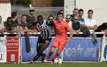 Titulaire en position de latéral droit, Frédéric Guilbert - pour son retour sous le maillot caennais 24 heures après l'officialisation de son transfert - s'est montré particulièrement en jambes face au SCO de Gilles Sunu.