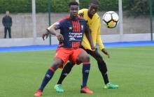 Juste avant la pause, Makan Macalou a triplé la mise pour la réserve du Stade Malherbe contre QRM.