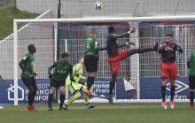 10'. Sur un corner de Jessy Deminguet, Issa Marega s'élève plus haut que la défense alençonnaise. Son coup de tête croisé ne laisse aucune chance au gardien Louis Deschateaux, un ancien pensionnaire du centre de formation du SMC.
