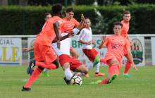 Malgré l'égalisation de Brice Tutu (n°19), la réserve du Stade Malherbe s'est inclinée 2-1 contre Guingamp.