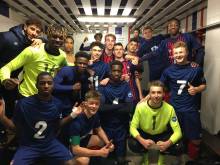 Les U17 Nationaux du Stade Malherbe Caen occupent la première place du classement depuis plus de deux mois