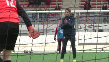 Anaïs Bounouar (responsable technique féminine du SM Caen) a pu observer plus de 70 joueuses lors de cette soirée de détection