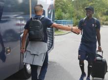 Partis à 16h de Caen, Adama Mbengue, Fayçal Fajr et le reste du groupe convoqué pour la rencontre face au FC Nantes arriveront sur les bords de l'erdre vers 19h