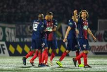 A la récupération d'un corner à l'entrée de la surface, Yacine Bammou a inscrit l'unique but de la rencontre d'une frappe en force
