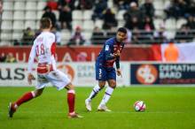 De nouveau aligné à gauche, Yoël Armougom s'est montré décisif, à l'origine des deux buts du Stade Malherbe