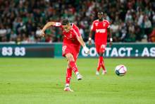 Encore une fois très actif au milieu de terrain, Fayçal Fajr a inscrit son premier but de la saison samedi face à l'AS Saint-Etienne