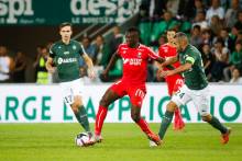 Casimir Ninga a manqué de réussite ce soir, il aurait pu donner l'avantage aux caennais quelques minutes après l'égalisation de Khazri