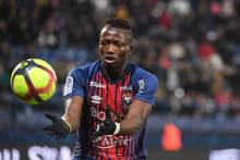 Casimir Ninga est le caennais qui s'est le plus illustré vendredi soir récompensé par un but en fin de rencontre