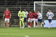 Brice Samba a dû s'incliner à deux reprises en fin de rencontre sur la pelouse du Nîmes Olympique lors de cette 31e journée