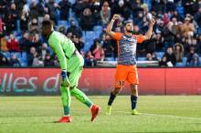 Malgré plusieurs interventions décisives, Brice Samba a dû s'incliner deux fois face aux montpelliérains dimanche après-midi