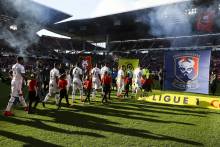 Le Stade Malherbe Caen a réussi à poser des problèmes aux joueurs du Stade Rennais jusqu'au carton rouge de Yoël Armougom