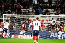 Le Stade Malherbe Caen a inscrit son premier but sur corner hier soir grâce à Alexander Djiku 