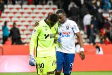 Brice Samba décisif hier soir s'est montré déterminé après la rencontre pour accrocher le maintien avec le Stade Malherbe Caen