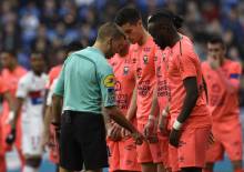 Clément Turpin a dirigé pour la dernière fois les caennais il y a plus d'un an sur la pelouse du Groupama Stadium  
