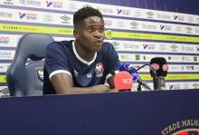 Brice Samba est le premier joueur de l'effectif caennais à s'être présenté devant la presse pour la saison 2018/2019