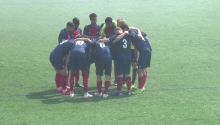 Les U17 Nationaux du SM Caen juste avant le début de la rencontre face au voisin du Havre