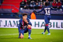 La déception de Nicholas Gioacchini après avoir manqué l'occasion du 3-0 à la demi-heure de jeu