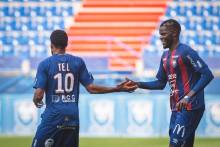 Arrivé il y a quelques jours, Jordan Tell a inscrit le seul but du match amical face au FC Nantes à d’Ornano