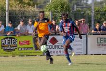 Très remuant en seconde période, Herman Moussaki a inscrit le premier but du Stade Malherbe Caen version 2019 / 2020