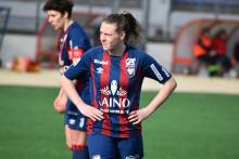 Lola Bisson a disputé son premier match officiel hier après-midi avec le Stade Malherbe Caen