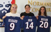 Mélissa Renard, Charlotte Join et Pauline Bisson évolueront avec le Stade Malherbe Caen la saison prochaine