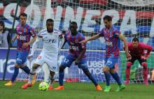 Au mois de Mai 2015, les Caennais s'imposent largement (3-0) face à l'OL et poursuit sa route vers le maintien