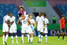 La joie des Français après la nette victoire face à l'Espagne hier soir, ils disputeront la demi-finale face au Brésil vendredi