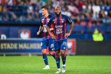 Baisama Sankoh est le meilleur buteur du Stade Malherbe Caen cette saison avec trois réalisations 