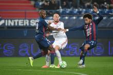 Jonathan Rivierez et les Caennais ont dû s'incliner dans les dernières secondes de cette rencontre face à l'AC Ajaccio