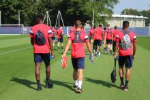 Les joueurs du Stade Malherbe Caen ont retrouvé le chemin de l'entraînement lundi en fin de journée