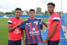 Les joueurs du Stade Malherbe Caen joueront avec ce maillot demain soir face à l'AS Nancy-Lorraine lors du premier tour de la Coupe de la Ligue