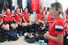 Dernières répétitions pour les joueuses d'Anais Bounouar qui débuteront la compétition dans une semaine avec l'entrée en Coupe de France
