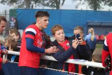 Les joueurs du Stade Malherbe vont pouvoir profiter de la présence des jeunes supporters pendant les vacances