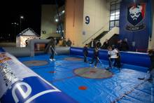 La patinoire gonflable sera présente sur l'esplanade avant la rencontre face au GF38 demain soir