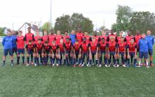 28 joueurs composent actuellement l'effectif U17 du Stade Malherbe Caen encadré par Matthieu Ballon et son staff