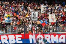 Avec 59 points après trois matchs comptabilisés à domicile, le Stade Malherbe Caen occupe la deuxième place du classement à un point du FC Lorient
